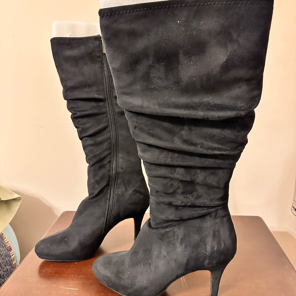 Black Suede Boots
